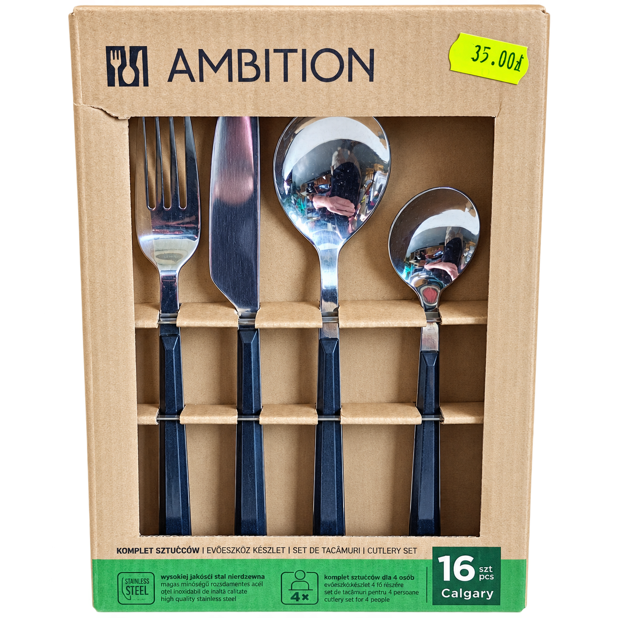 Ambition Calgary – komplet sztućców 16 elementów