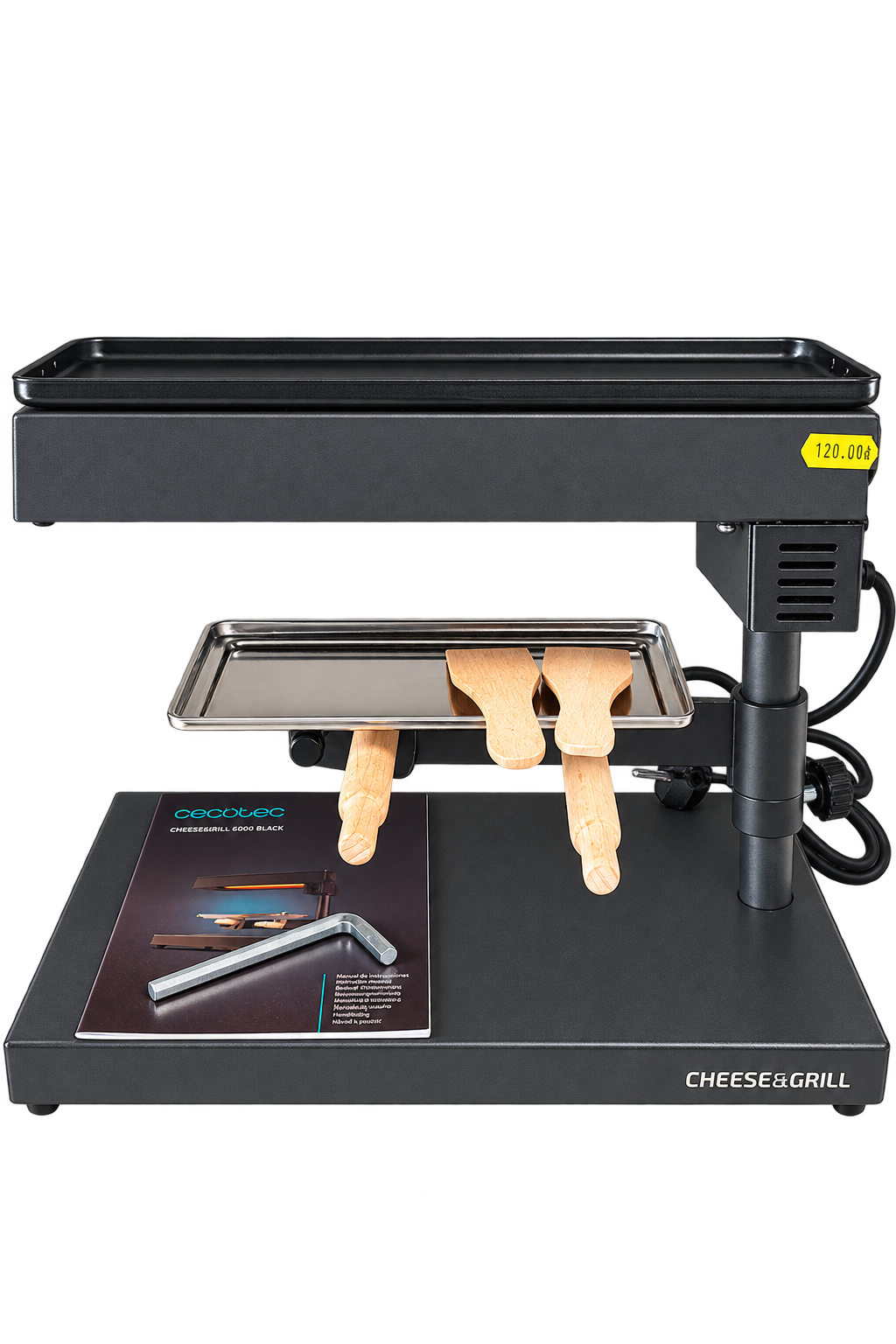 Cecotec Cheese&Grill 6000 Black – raclette z grillem