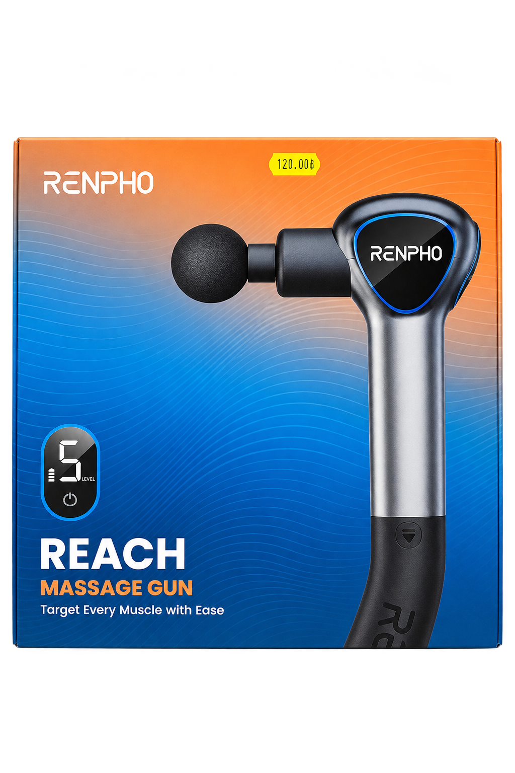 RENPHO Reach R-C007 – pistolet do masażu z odłączanym uchwytem