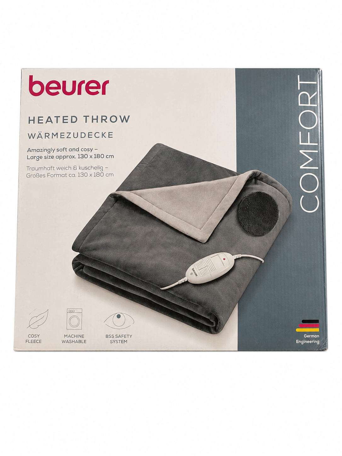 Beurer Comfort – koc elektryczny 130 × 180 cm