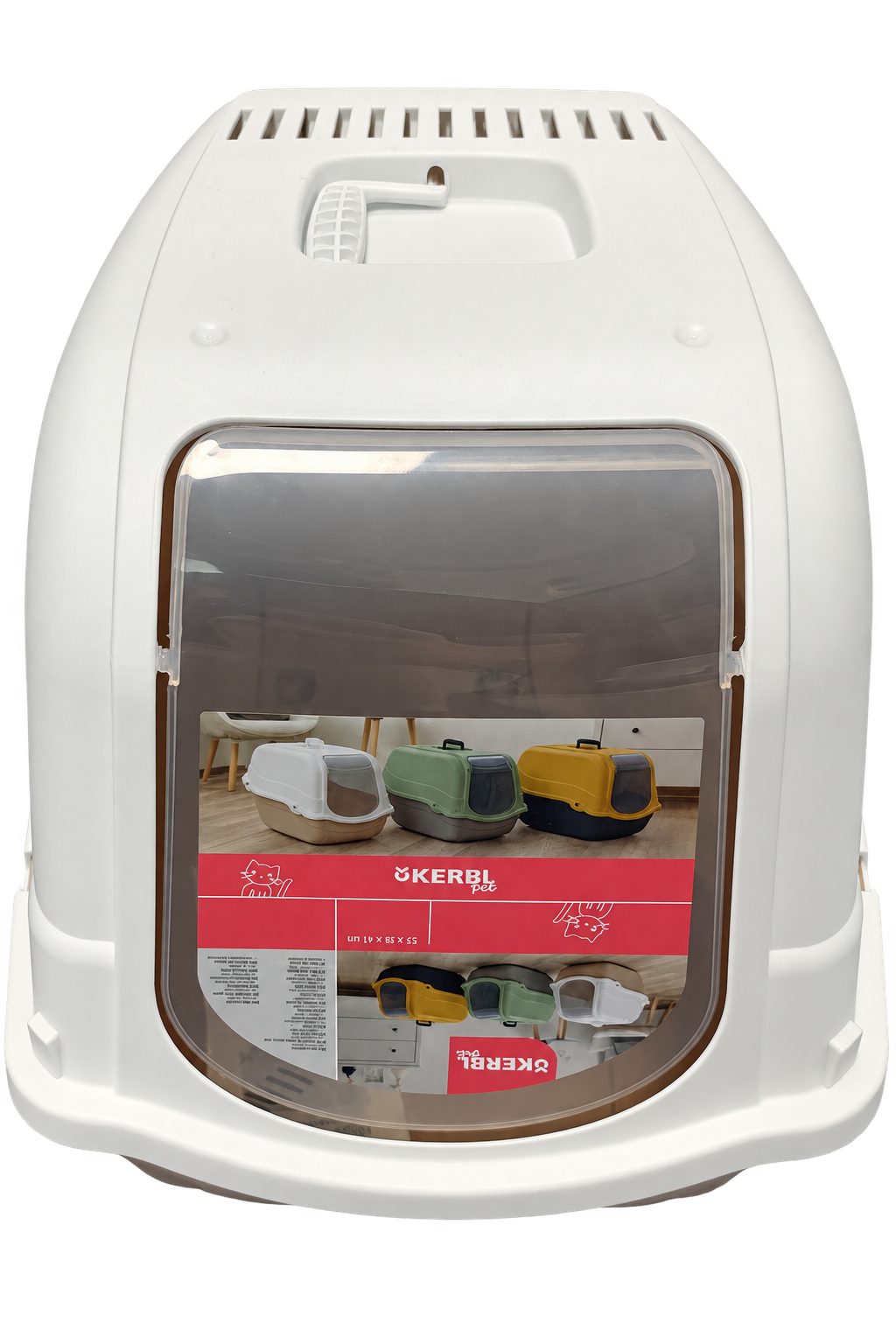 Kerbl Pet Minka – kryta kuweta dla kota 57 × 39 × 41 cm